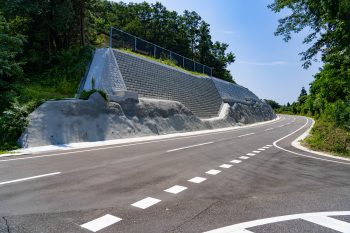 今回の工事で県道二本松金屋線が開通しました。