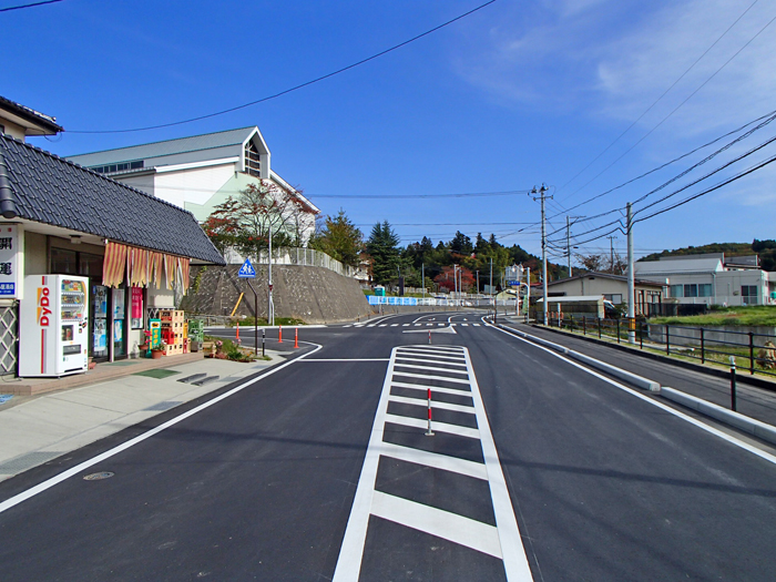市道大山・松沢線 道路改良工事 本宮市